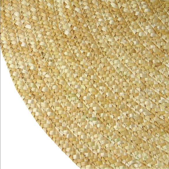 Derby flat boater tilt wide Brim Straw Ribbon hat - Picture 9 of 11